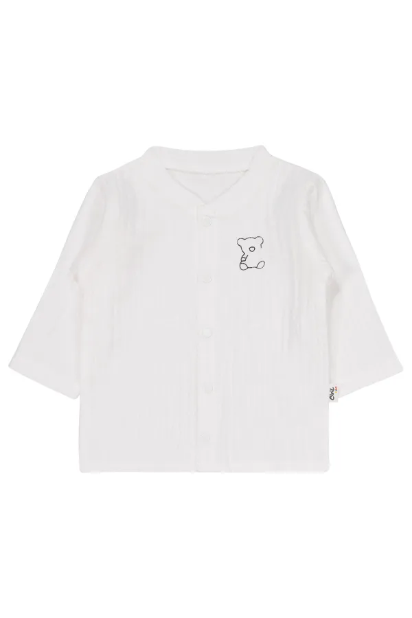 Bebek Pijama Takımı 0-24 Ay Ekru - Paket