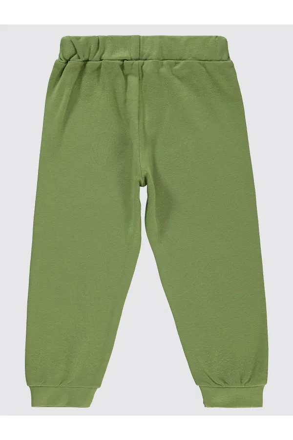 Bas de survêtement garçon 2-5 ans kaki clair - Lot