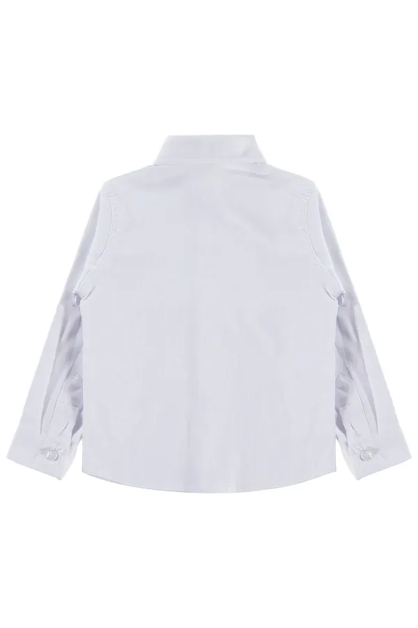 T-shirt garçon, 10-13 ans, blanc - Lot