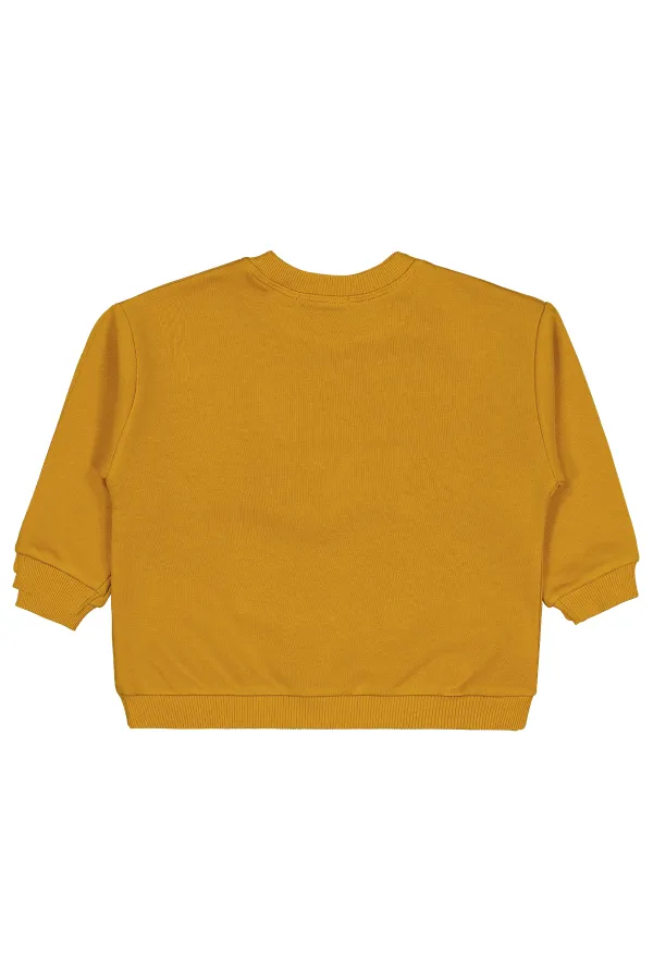 Erkek Çocuk Sweatshirt 2-5 Yaş Soft Hardal - Paket