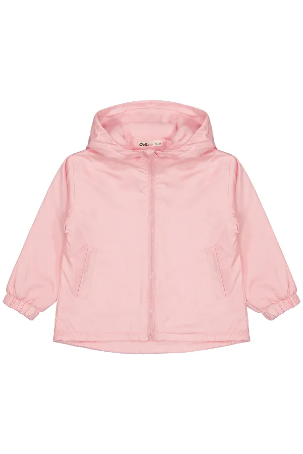 Kız Çocuk Yağmurluk 2-5 Yaş Pembe - Paket