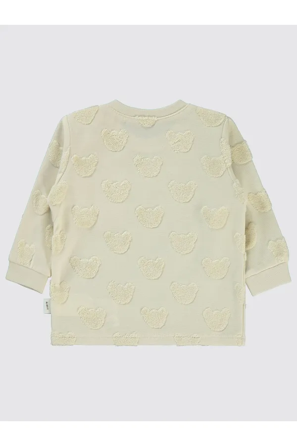 Baby Sweatshirt 0-24 Months Stone Color - Pack