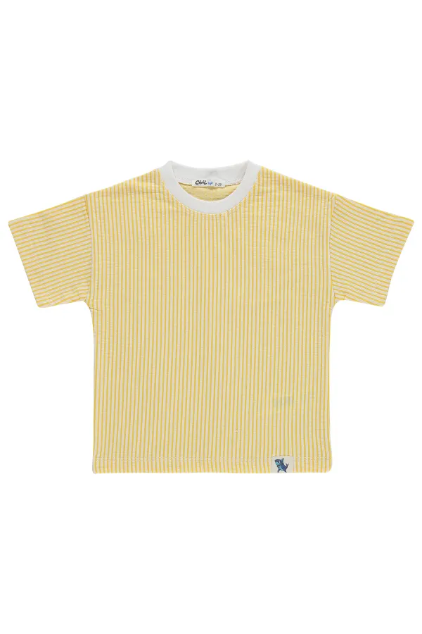 Erkek Çocuk Takım 2-5 Yaş Sarı - Paket