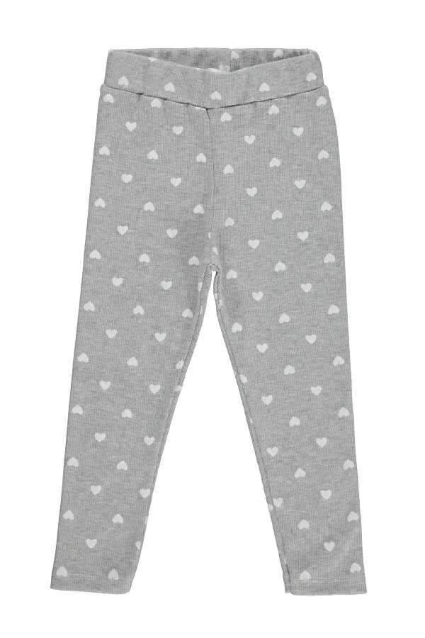 Leggings pour filles de 2 à 5 ans, chinés - Lot