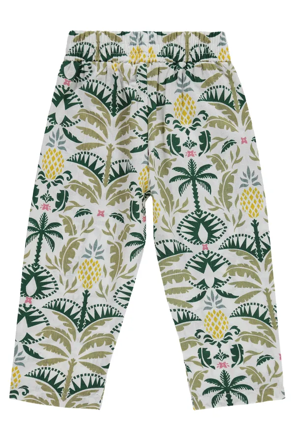 Girls' Trousers, Ages 2-5, Off-White - Pack