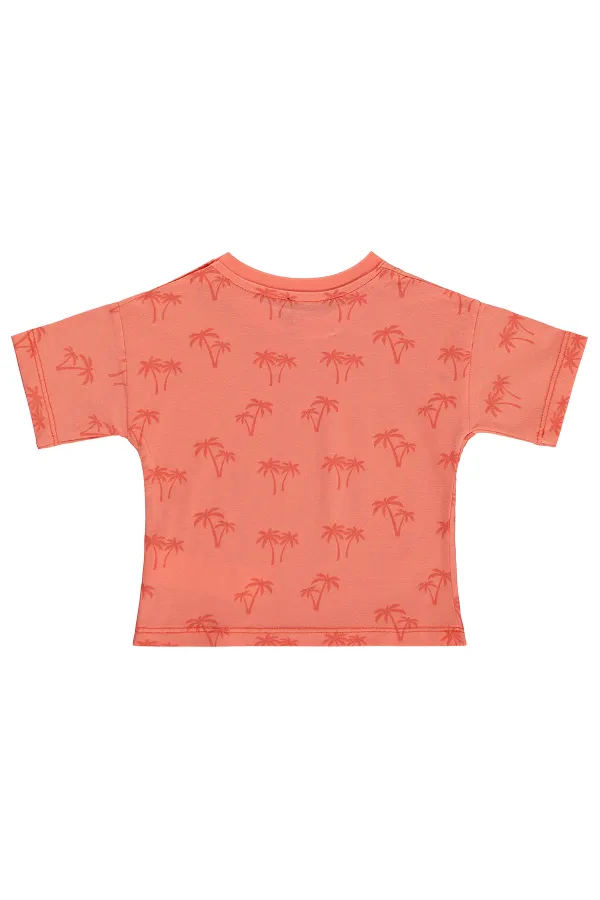 Baby T-Shirt Km 0-24 Months Coral - Package Baby T-Shirt Km 0-24 Months Coral - Package