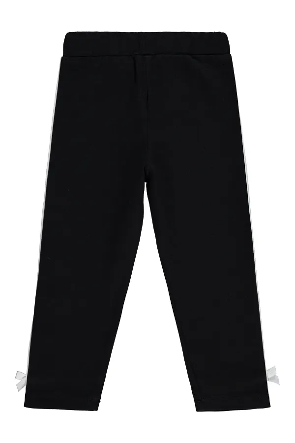Girls' Leggings, Ages 2-5, Black - Pack