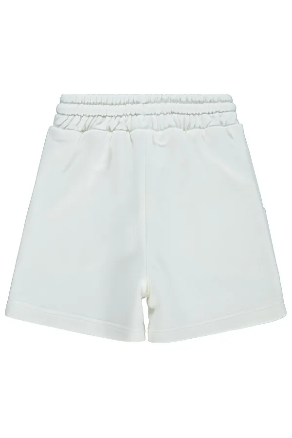 Girls' Shorts, Ages 2-5, Off-White - Pack
