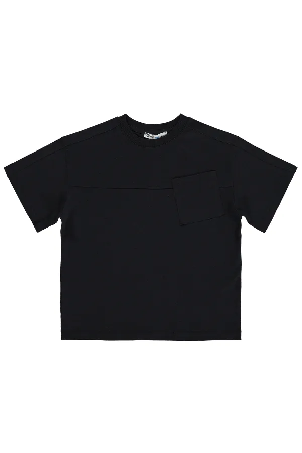 Lot de T-shirts noirs pour garçons de 10 à 13 ans Lot de T-shirts noirs pour garçons de 10 à 13 ans
