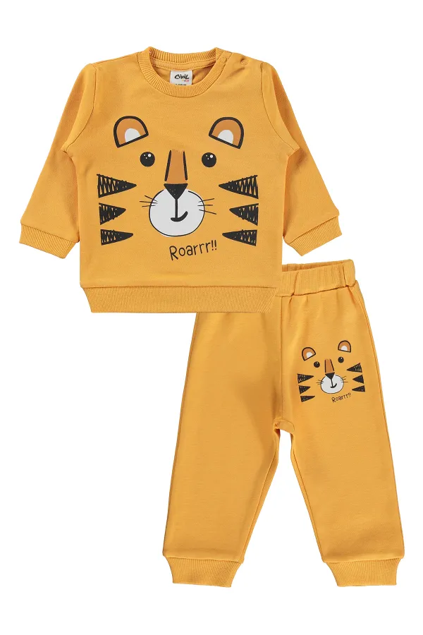 Ensemble bébé 0-24 mois moutarde - Lot
