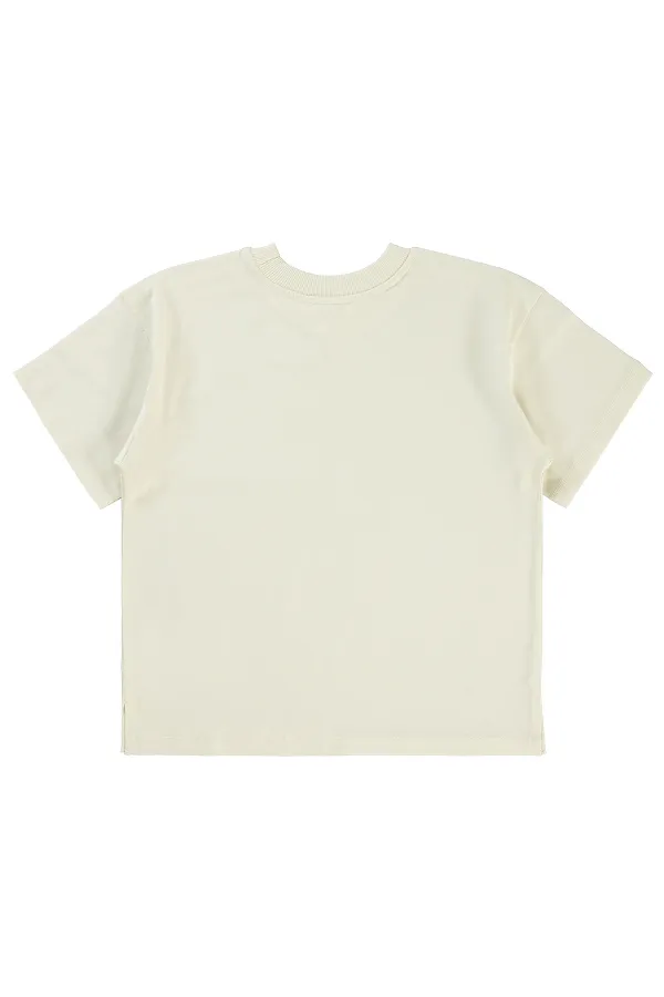 T-shirt garçon 10-13 ans ivoire - Emballage