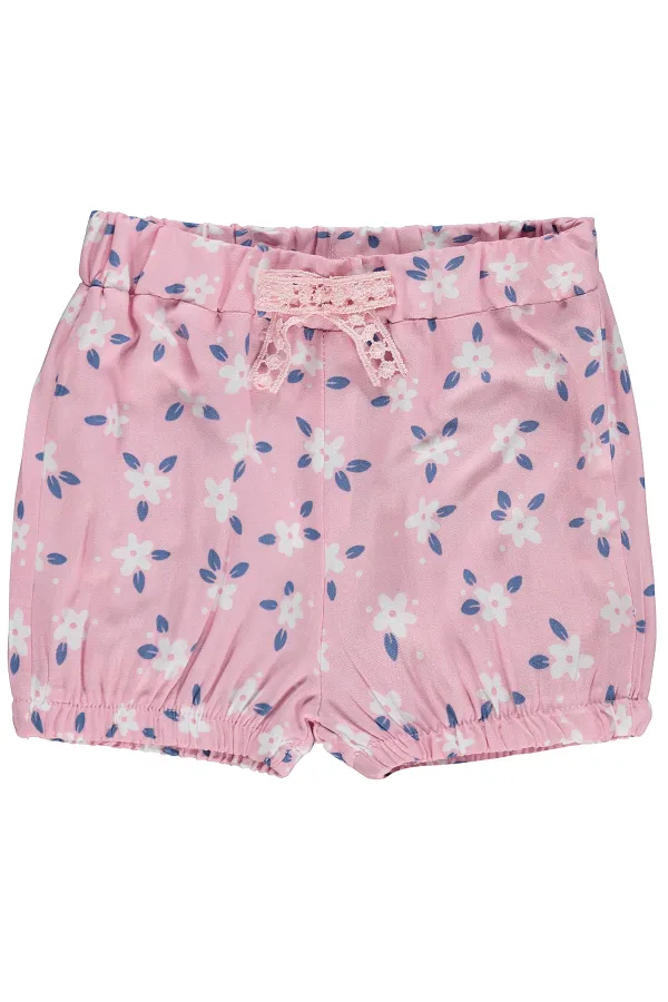 Short bébé rose pâle 6-18 mois - Lot