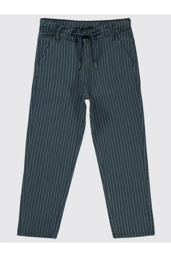 Boy Trousers 6-9 Years Old Soft Navy Blue - Package