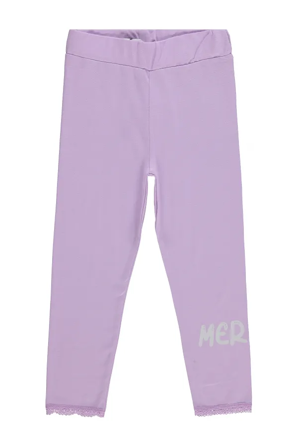 Leggings pour filles, 2-5 ans, lilas - Lot