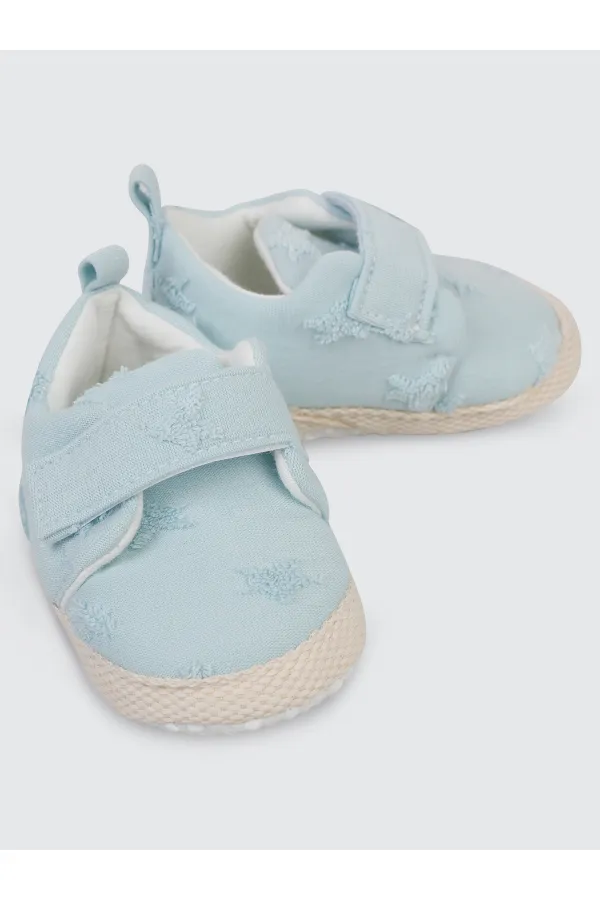 Baby Booties Size 18-21 Blue - Package