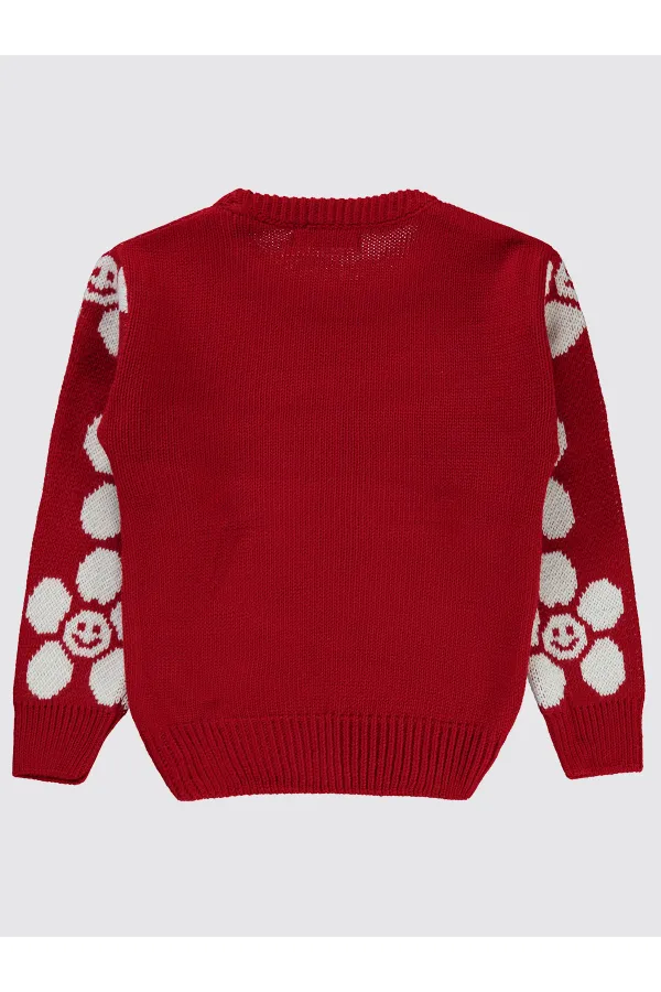 Pull rouge pour fille de 2 à 5 ans - Lot