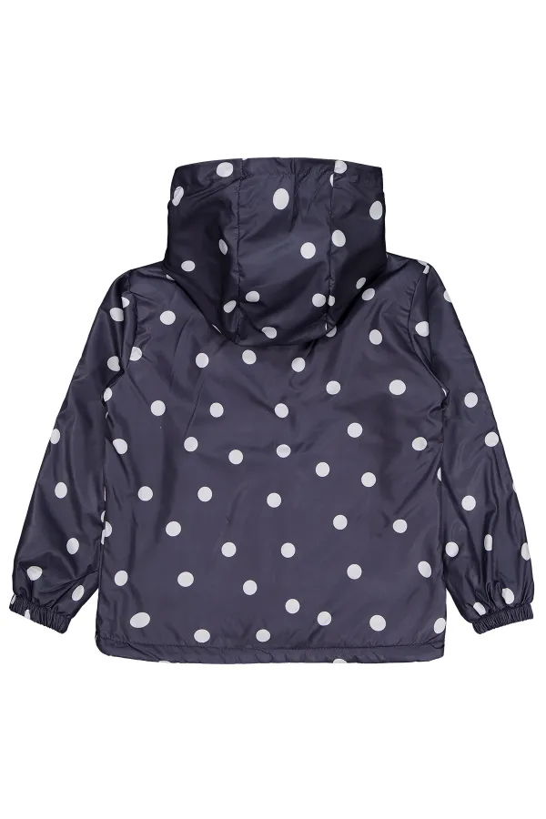 Kız Çocuk Yağmurluk 6-9 Yaş Antrasit - Paket