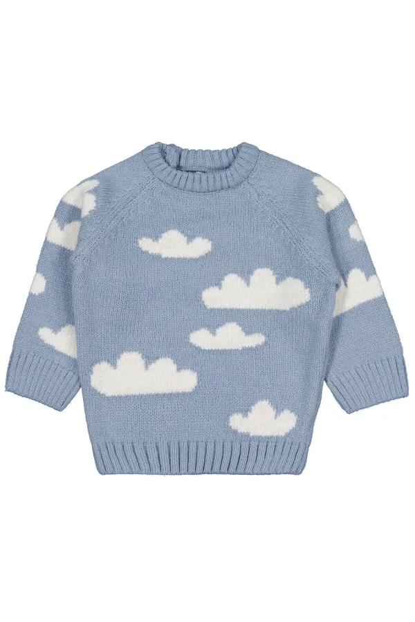 Baby Sweater 0-24 Months Blue - Pack