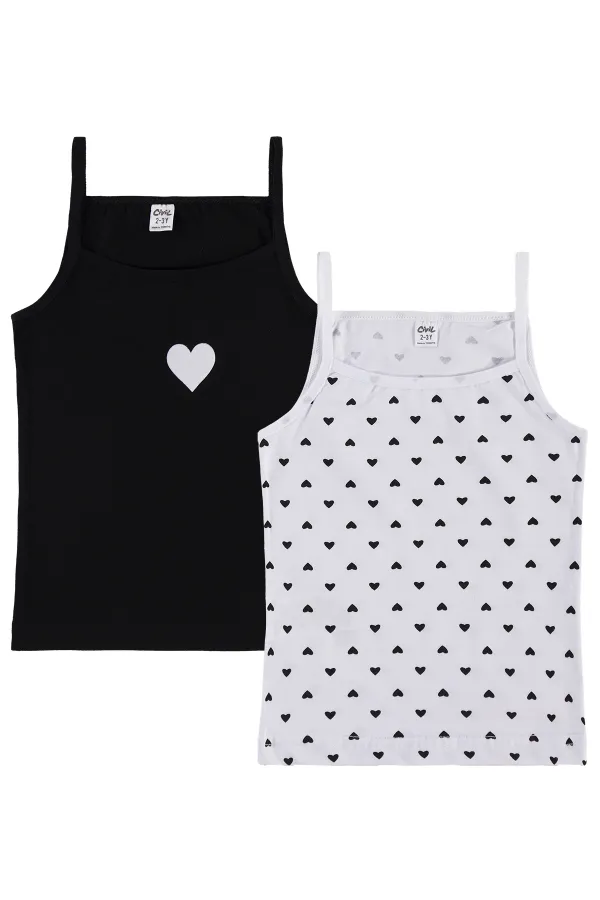 Girls' Athletic Tank Top, Ages 2-9, Standard Package