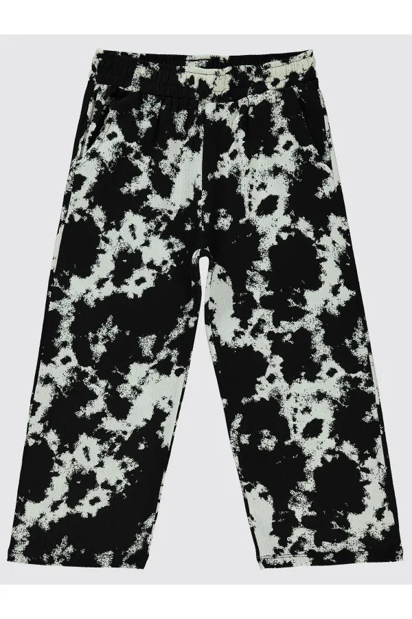 Kız Çocuk Pantolon 10-13 Yaş Siyah - Paket