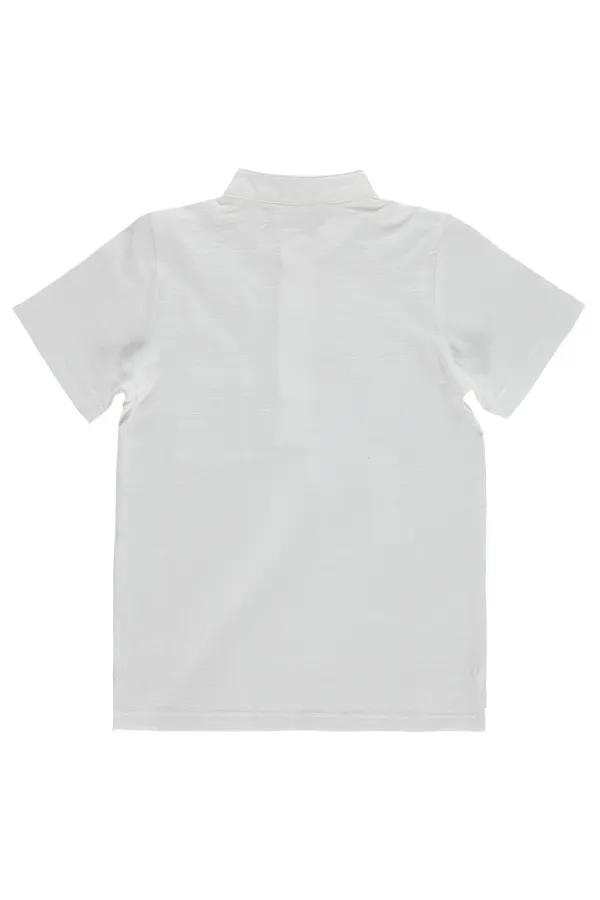 Boys' T-Shirt, Ages 2-5, Off-White - Pack