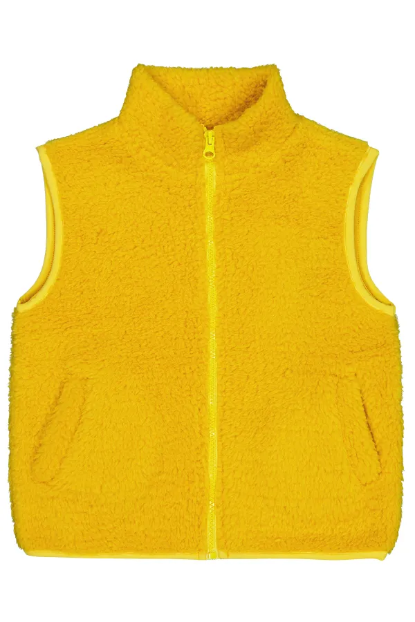 Erkek Çocuk Yelek 2-5 Yaş Hardal - Paket