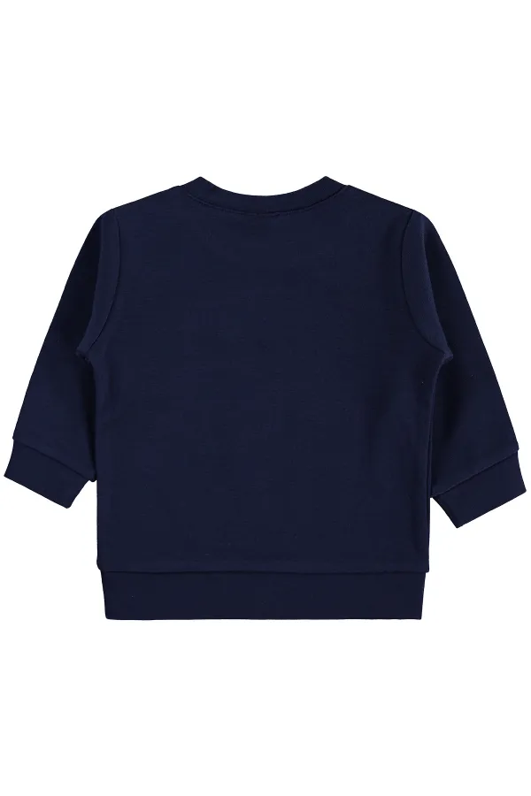 Bebek Sweatshirt 0-24 Ay Lacivert - Paket Bebek Sweatshirt 0-24 Ay Lacivert - Paket