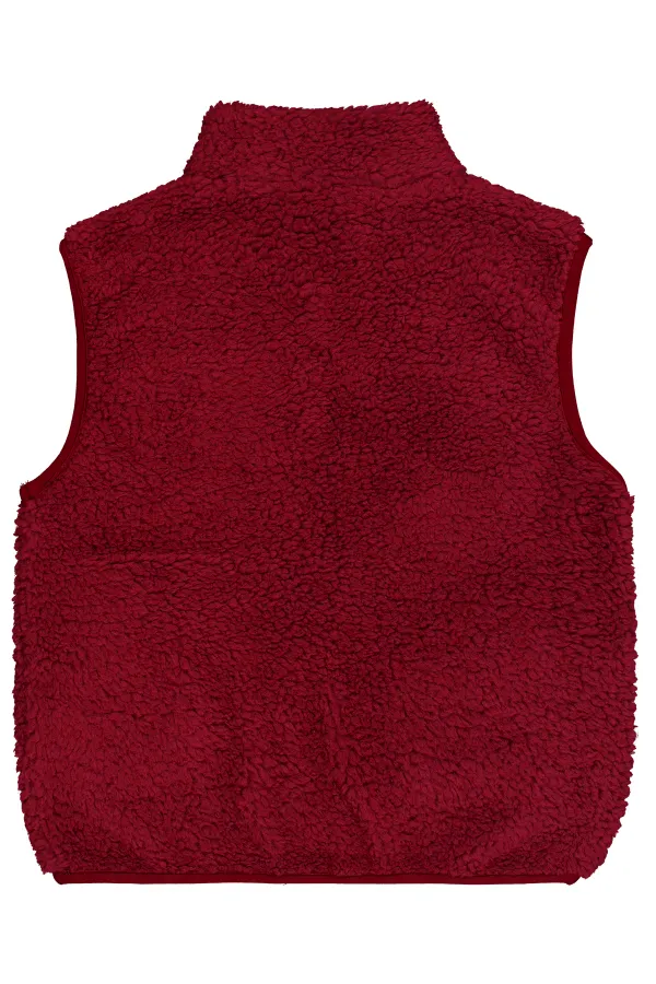 Erkek Çocuk Yelek 2-5 Yaş Bordo - Paket