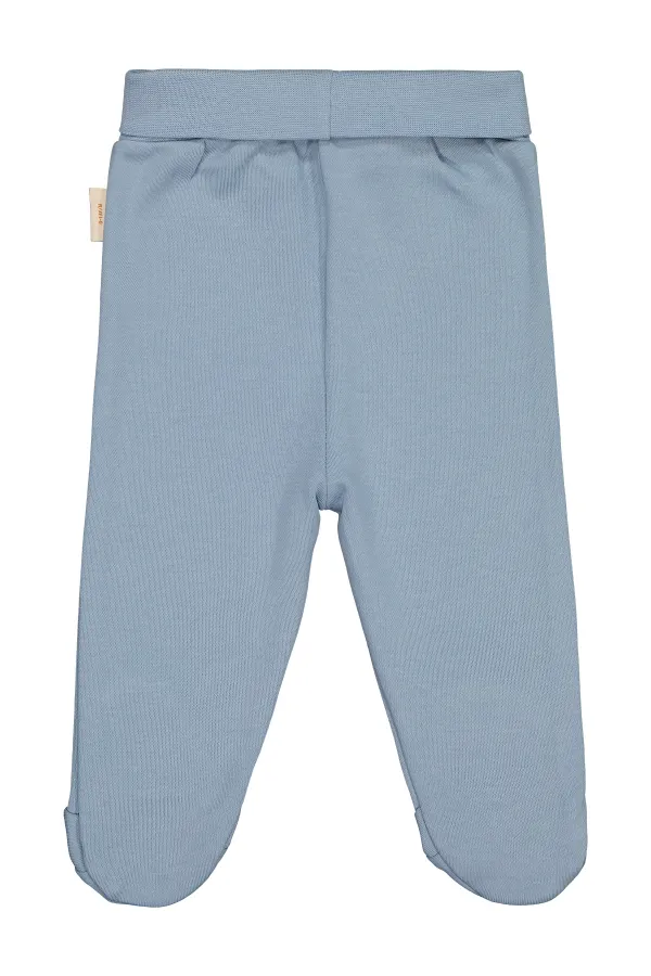 Combinaison bébé simple pour bébé de 0 à 24 mois, bleue - Emballage