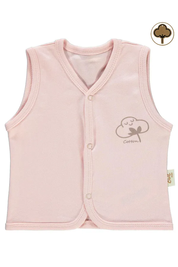Bebek Yelek 0-24 Ay Pembe - Paket