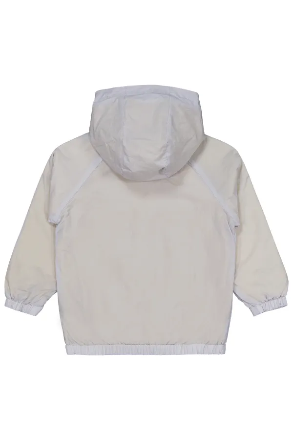 Erkek Çocuk Yağmurluk 6-9 Yaş Açık Gri - Paket