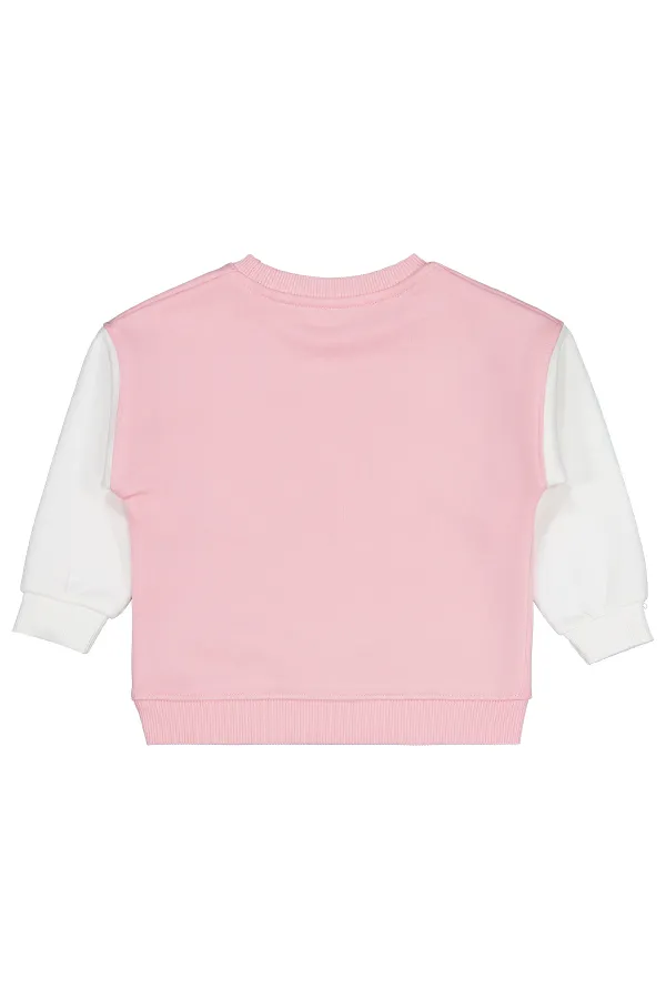 Kız Çocuk Sweatshirt 2-5 Yaş Pembe - Paket