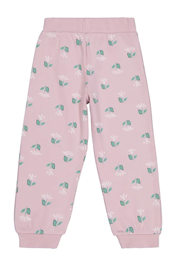 Kız Çocuk Eşofman Altı Km 2-5 Yaş Açık Gül Kurusu - Paket