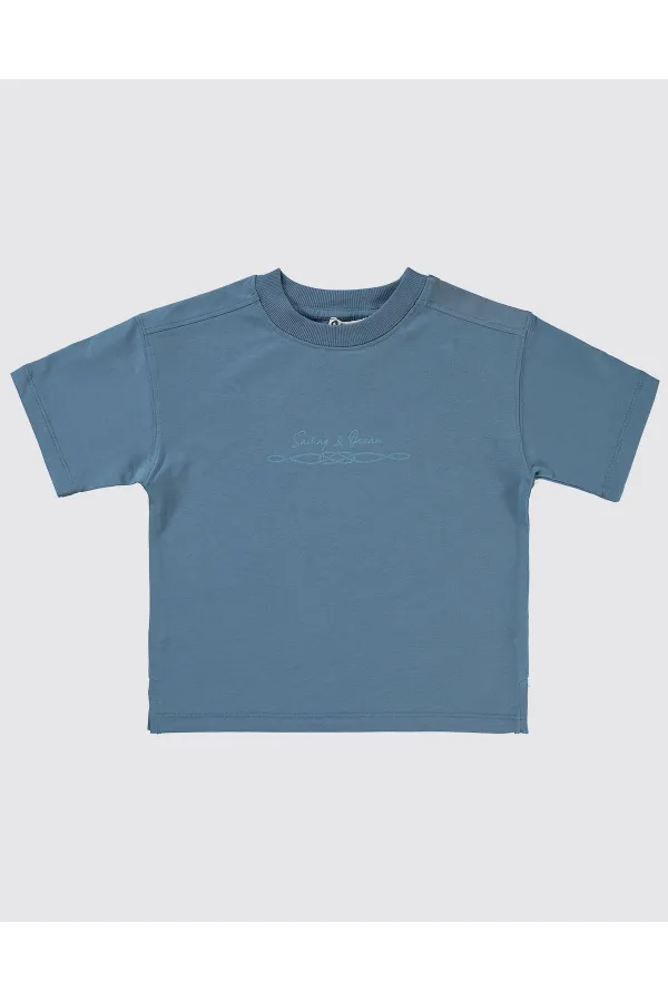 T-shirt garçon 2-5 ans indigo - Emballage