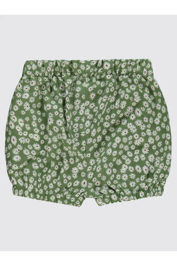 Baby Shorts 0-24 Months Green - Package