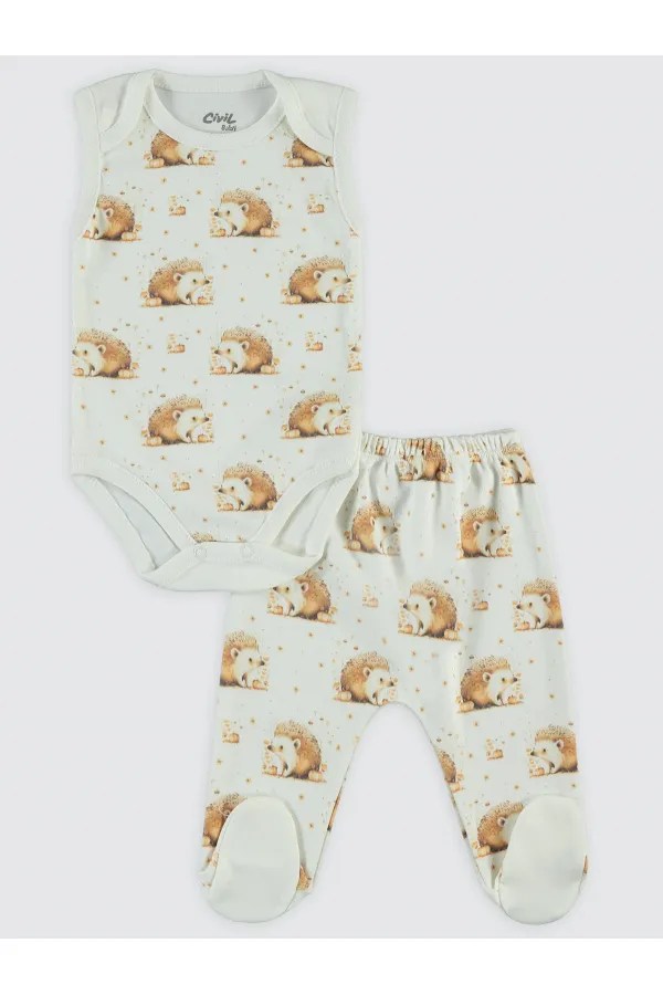 Baby Bodysuit Sets 0-24 Months White - Pack