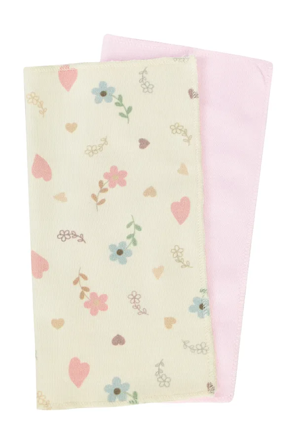 Bebek Ağız Bezi ve Mendili 0-24 Ay Pembe - Paket