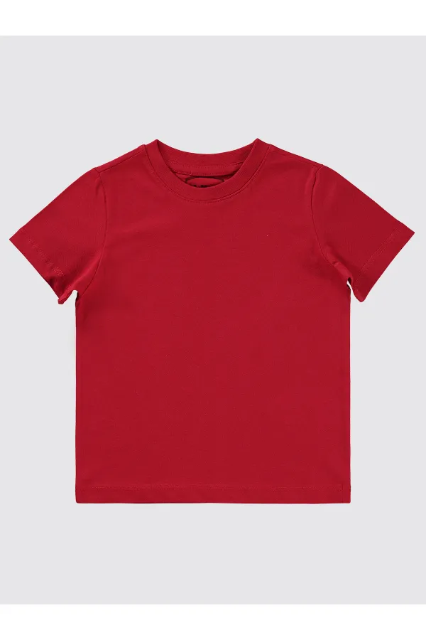 Boy T-Shirt 2-5 Years Old Red - Pack