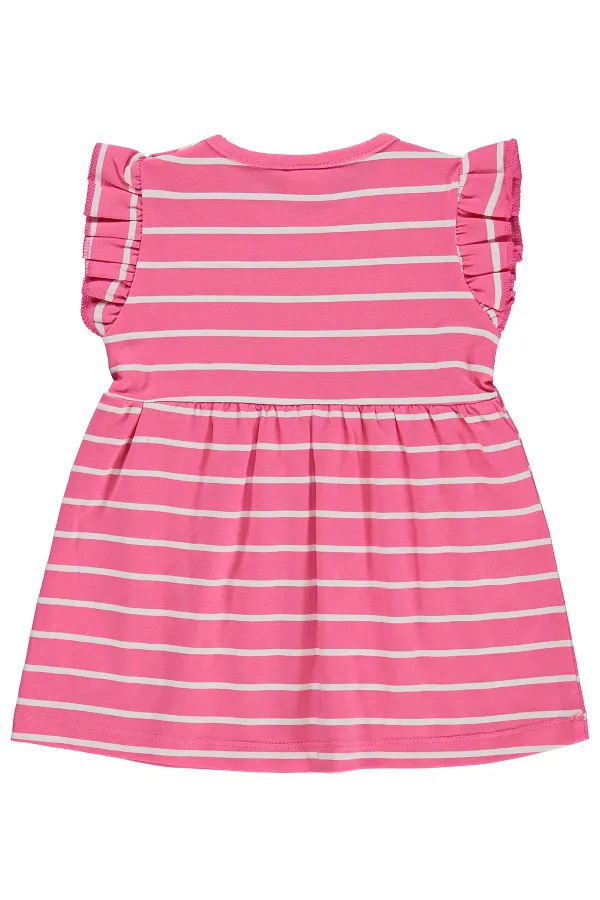 Bebek Jile ve Elbise 0-24 Ay Fuşya - Paket