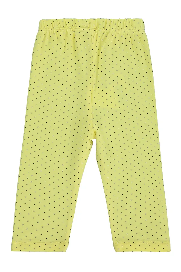 Baby Leggings 0-24 Months Yellow - Pack