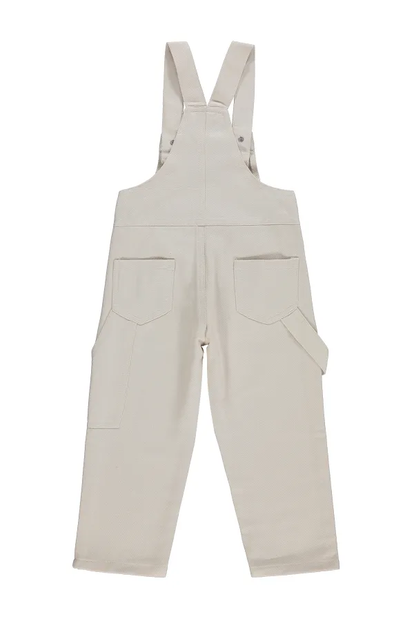 Salopette garçon, 2-5 ans, couleur pierre foncée - Emballage