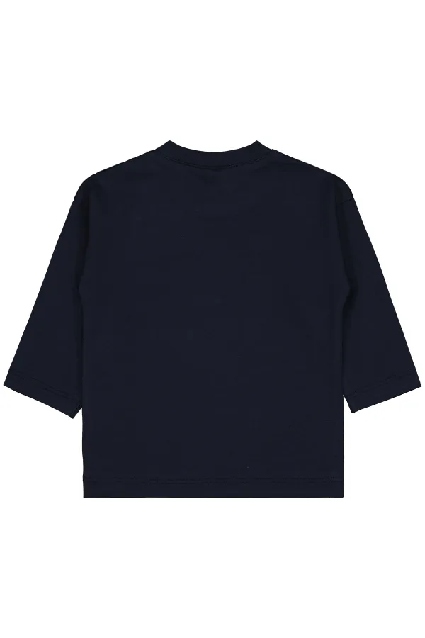 Bebek Sweatshirt 0-24 Ay Soft Lacivert - Paket