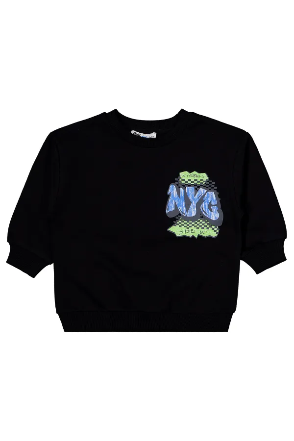 Ensemble de survêtement garçon noir 2-5 ans - Emballage