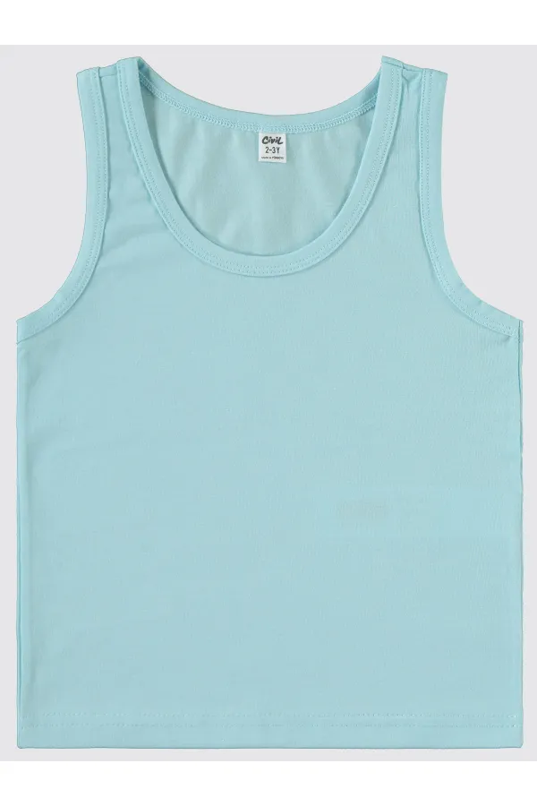 Erkek Çocuk Atlet 2-9 Yaş Mavi-Lacivert - Paket