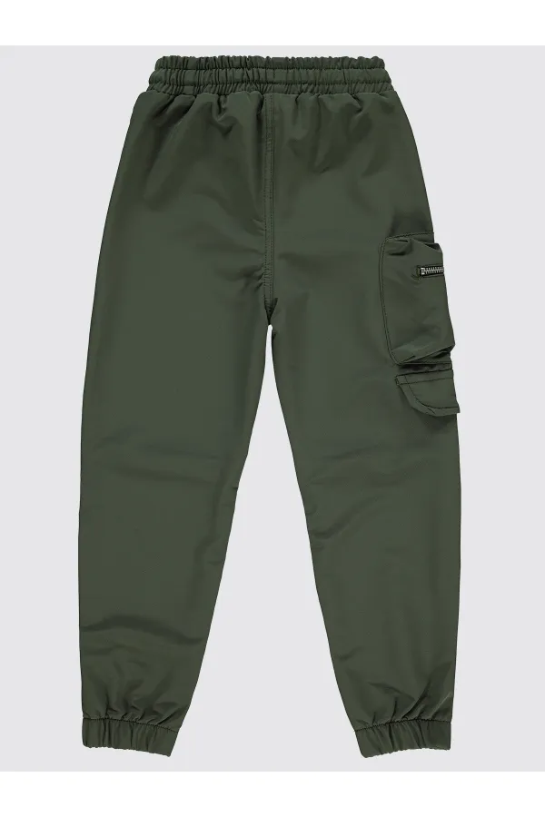 Bas de survêtement kaki pour garçon de 6 à 9 ans - Lot