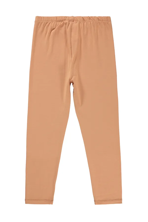 Collants pour filles de 10 à 13 ans, couleur argile italienne - Paquet