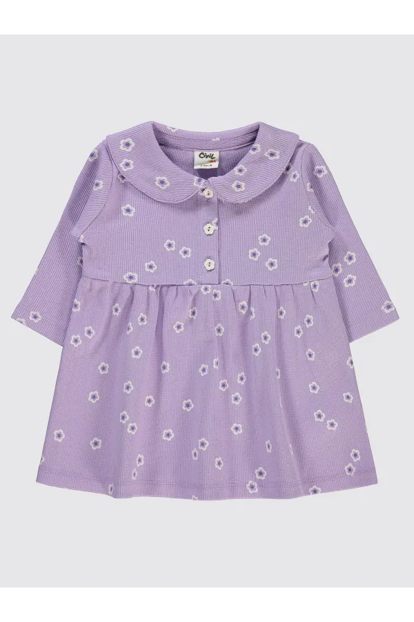 Baby Vest and Dress 0-24 Months Lilac - Package