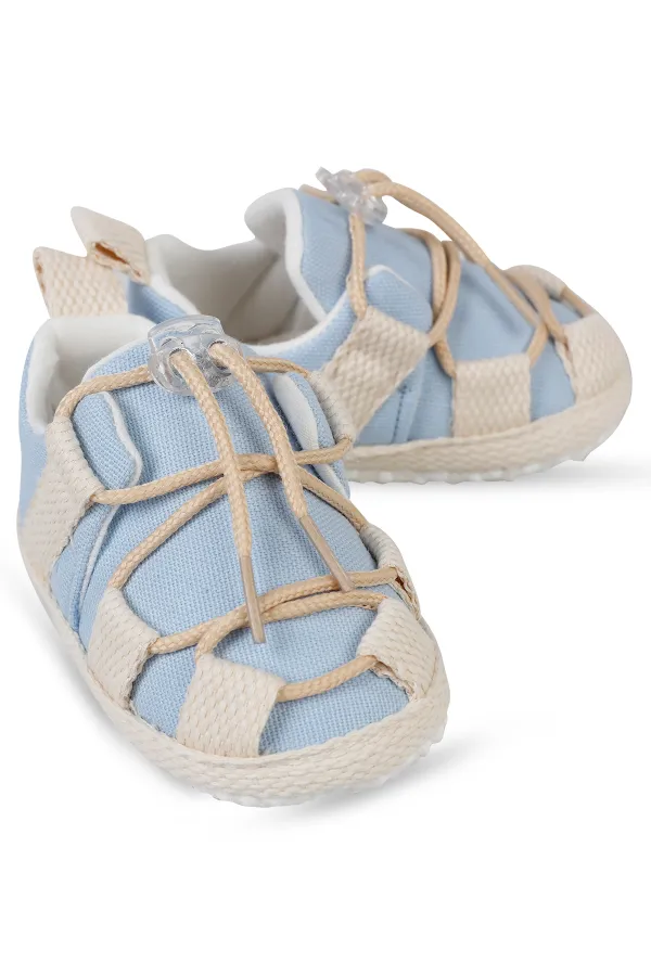 Baby Booties Size 18-21 Blue - Package