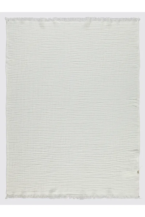 Couverture et lange pour bébé 0-24 mois Blanc - Emballage