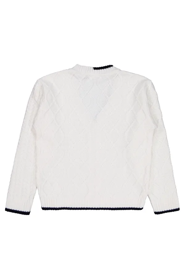 Kız Çocuk Hırka 10-13 Yaş Ekru - Paket